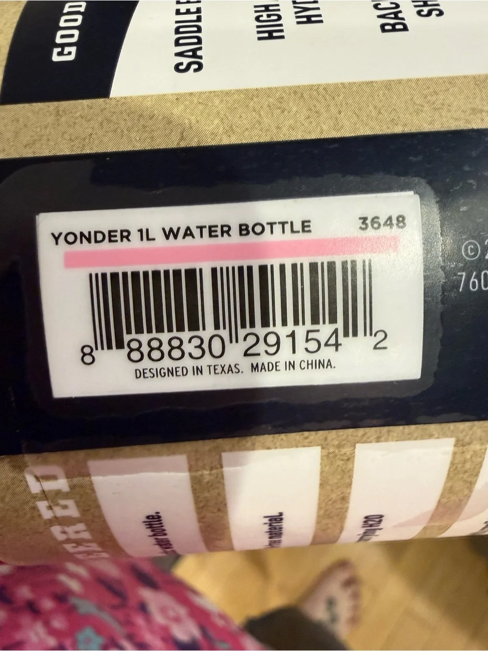 Yeti Yonder 34oz Power Pink with Chug Cap. BNWT